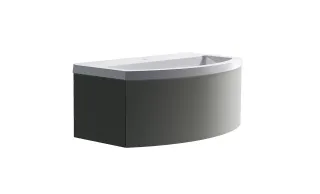 Тумба с раковиной Astra-Form Венеция 2.0 3100003ncss3502-y+04010022 80 см серо-бежевый матовый