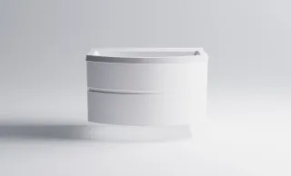 Тумба с раковиной Astra-Form Венеция 2.0 03100004+04010022 80 см белый матовый