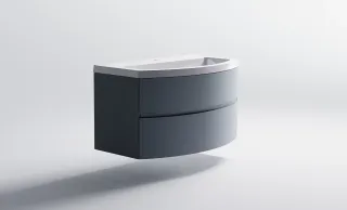 Тумба с раковиной Astra-Form Венеция 2.0 03100002ncss3005-r80b+04010019 100 см голубой матовый