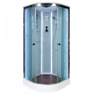 Душевая кабина Deto ЕМ1510 LED 100х100х220 см