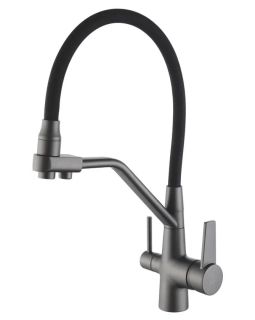 Смеситель для кухни Rose R558Y пепельный