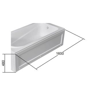 Фронтальная панель Parly CT10533 белый
