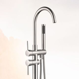 Напольный смеситель для ванны Swedbe Spira 4004 хром