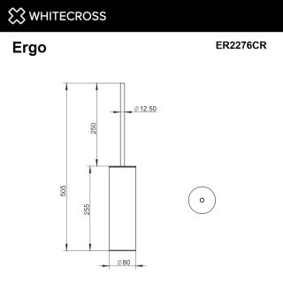 Ёршик напольный WHITECROSS Ergo ER2276GL золото