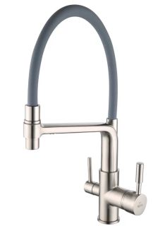 Смеситель для кухни Rose R658L сатин