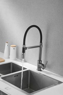 Смеситель для кухни Rose R133T пепельный