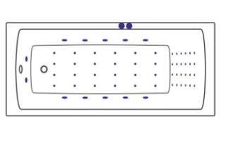 Гидромассаж Excellent NANO SJ-NANO-CR хром