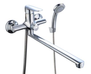 Смеситель для ванны с душем BOOU B8274-18F хром