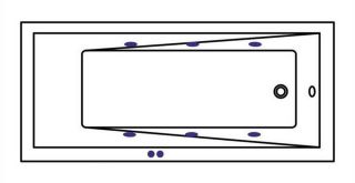 Гидромассажная ванна Whitecross Wave 0101.160070.100.SOFT.CR 160x70см Soft хром