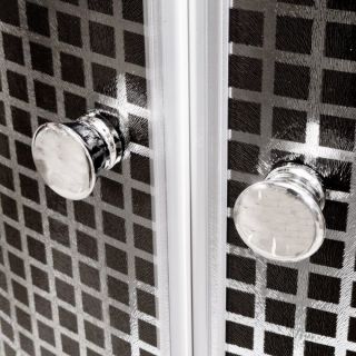 Душевая кабина Deto L 890 с гидромассажем BLACK 90х90х215 см