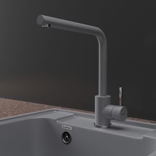 Смеситель для кухни GranFest  URBAN Z-5411 темно-серый