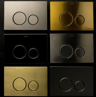 Кнопка смыва Boheme 649-NB брашированный никель