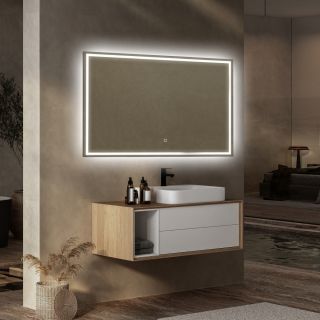 Зеркало с подсветкой ABBER See AG6115SL-1.2 120см