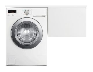 Подвесная  тумба с раковиной Эстет Dallas Luxe ФР-00009674 П 105см один ящик белый